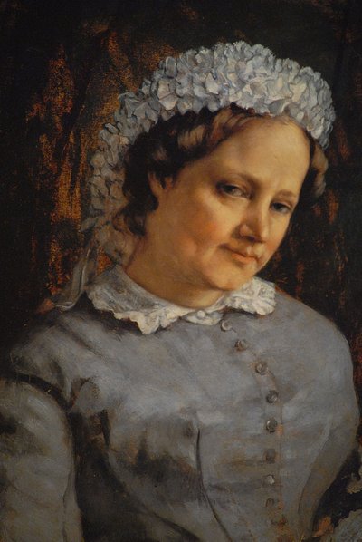 Madame Proudhon by Gustave Courbet